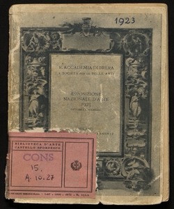 Esposizione nazionale d'arte ottobre-dicembre 1923