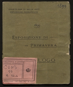 Esposizione di primavera 1899