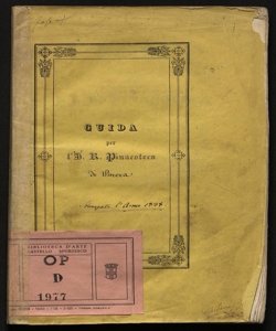 Guida per l'i. r. Pinacoteca di Brera