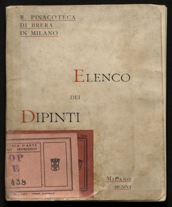 Elenco dei dipinti della Pinacoteca di Brera in Milano