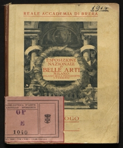 Esposizione nazionale di belle arti : autunno 1914 : catalogo