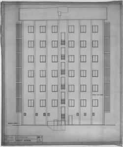 Cooperativa Rasori. Edificio per abitazioni - Pavia - Disegni