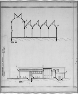 Fonderia e officina per la ditta 'B. Olivari', via Romagnano - Borgomanero (NO) - Disegni