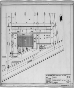 C.A.M.M. - Centro Servizi. 'Edificio B': negozi e uffici, via Fantoli - Milano - Disegni