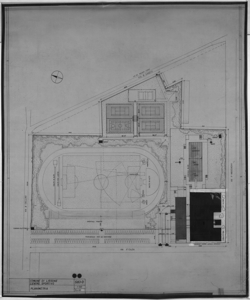 Centro Sportivo Comunale di Lissone (MI). Progetto di palestra e piscina coperte. Disegni