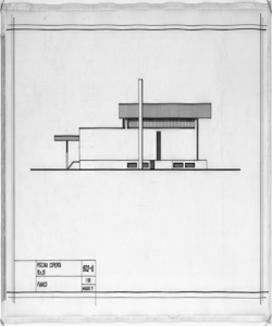 Progetto di piscina coperta - Carpegna (Pesaro) - Disegni