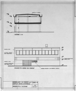 Forese S.p. A. Mensa aziendale, via Cosenz 26 - Milano - Disegni