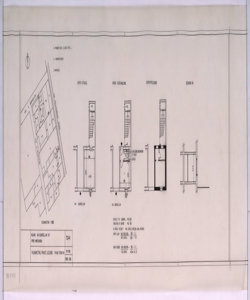 Sistemazione appartamento Martignoni, via Scarsellini 7 - Milano - Disegni