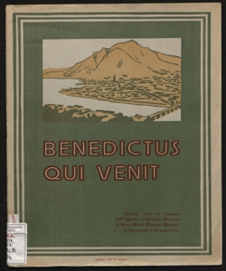 Benedictus qui venit numero unico in occasione dell'ingresso del novello prevosto di Lecco mons. Giovanni Borsieri, l'Immacolata, 8 dicembre 1930