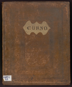  Rottolo & Inventario de Beni posti nel Comune di Curno, e Contrada di Curnasco raggione del Revmo: Capitolo di S. Alessandro Maggiore Cattedrale di Bergamo fatto per ordine dello stesso Revmo: Capitolo, & alla presenza dei Revmi: Signori Canonici Deputati alli detti Beni, cioè. Gio: d'Ambiveri Co: Canonico Dott.r Francesco Asperti Co: Canonico Dott.r Alessandro Asperti Co: Canonico Dott.r Mario Lupo Canonico Dottor [certificato da Joannes Bapt.a de Locatellis e Hieronymus Suardus Notai ed Agrimensori pubblici in Bergamo d'ordine del Reverendissimo Capitolo]