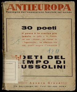 Antieuropa rassegna dell'espansione fascista nel mondo