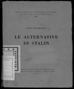Le alternative di Stalin Ugo D'Andrea
