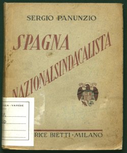 Spagna nazionalsindacalista Sergio Panunzio