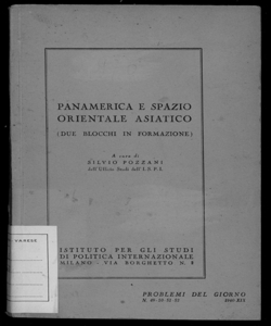 Panamerica e spazio orientale asiatico due blocchi in formazione a cura di Silvio Pozzani
