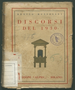 9:Discorsi del 1930 Benito Mussolini