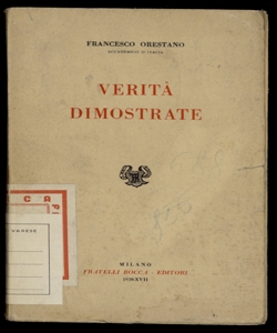 5: Verita dimostrate Francesco Orestano