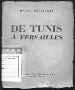 De Tunis a Versailles Mario Missiroli