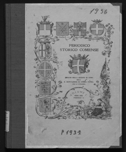 Periodico storico comense organo della Sezione di Como della R. Deputazione di storia patria per la Lombardia