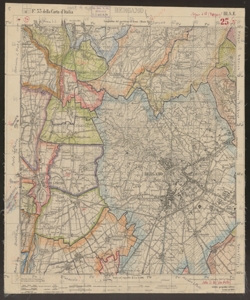 F. 33 della Carta d'Italia, 3. S.E.: Bergamo / Istituto geografico militare