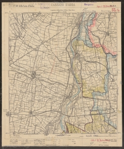 F. 46 della Carta d'Italia, 4. S.O.: Cassano d'Adda / Istituto geografico militare