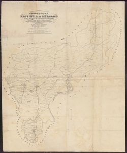 Corografia della Provincia di Bergamo nel regno Lombardo-Veneto, definita ne' suoi Distretti e Comuni Censuari formata in base delle mappe del nuovo Censimento