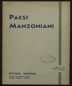 Paesi manzoniani rivista mensile