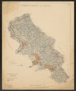 Dimostrazione dello stato dei lavori catastali nel Regno al 31 ottobre 1890 Compartimento di Napoli