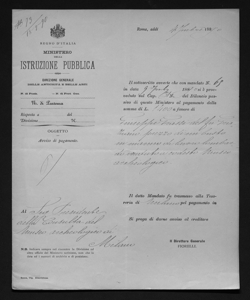 235 - Giuseppe Fiorelli al Presidente della Consulta