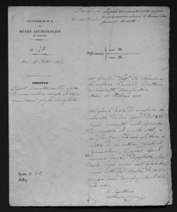 436 - Antonio Caimi a Bernardino Biondelli