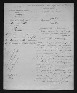 647 - Carlo Ermes Visconti alla Fabbriceria della chiesa di S. Nazaro alla Pietra Santa
