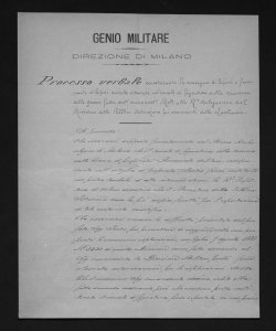812 - Luca Beltrami ed il Collonnello Direttore del Genio Militare di Milano