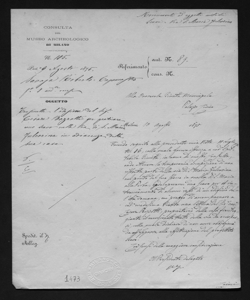 1473 - Gaetano Negri alla Giunta Municipale di Milano