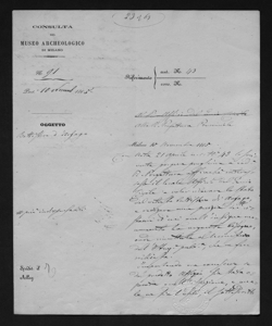 1648 - Antonio Caimi per il Presidente della Consulta alla Prefettura della provincia di Milano