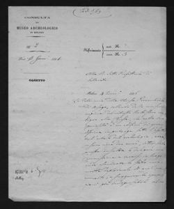 1650 - Antonio Beretta alla Sottoprefettura di Gallarate