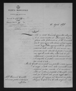 1825 - Giulio Belinzaghi alla Consulta