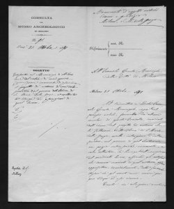 1835/1 - 2 - Carlo Barbiano di Belgioioso per il Presidente delegato della Consulta alla Giunta Municipale di Milano