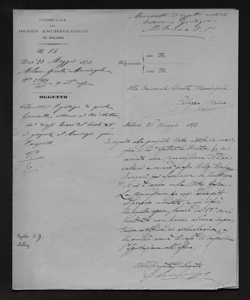 1909 - Francesco Sebregondi alla Giunta Municipale di Milano