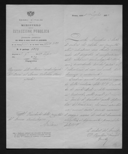 2661 - Giuseppe Fiorelli al Presidente della Consulta