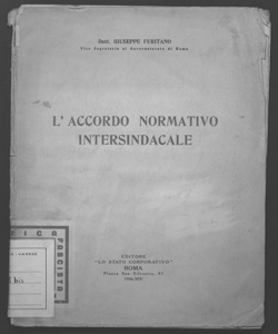 L'accordo normativo intersindacale Giuseppe Furitano