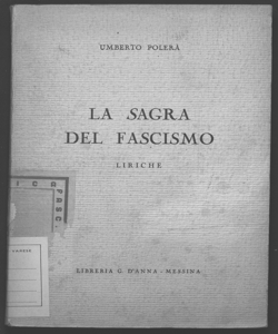 La Sagra del fascismo Religione, patria, famiglia