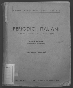 [Periodici italiani scientifici, tecnici e di cultura generale] 3