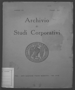 Archivio di studi corporativi