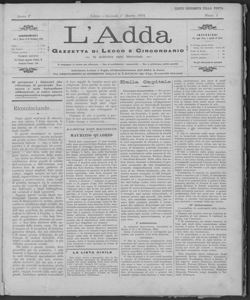 L'Adda gazzetta di Lecco e circondario