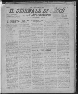 Il giornale di Lecco e circondario