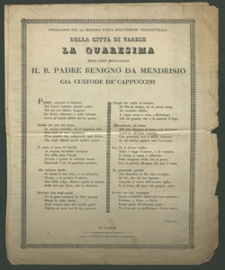 Predicando per la seconda volta nell'insigne prepositurale