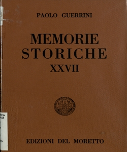 27: Memorie storiche della diocesi di Brescia  / Paolo Guerrini