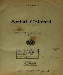 Artisti chiaresi / Luigi Rivetti