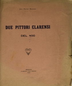 Due pittori clarensi del 400 / Pietro Maffoni