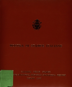 Mostra di stampe italiane della Pinacoteca Repossi di Chiari : catalogo / di Gaetano Panazza e Sandro Damiani