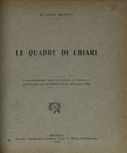 Le Quadre di Chiari / Luigi Rivetti